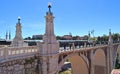 Old viaduct of Teruel, in Teruel Spain Royalty Free Stock Photo