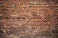 Old Victorian brick wall Royalty Free Stock Photo