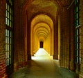 Old victorian building castle corridor Forest Research Institute, Dehradun