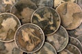 Old Victorian English Pennies Royalty Free Stock Photo