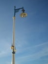 Old Victorian Street Light at Weymouth Beach Royalty Free Stock Photo