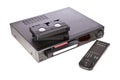 Old Video Cassette Recorder and tapes Royalty Free Stock Photo