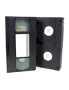 Old video cassette tapes vhs Royalty Free Stock Photo