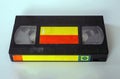 old video tape ( on white) Royalty Free Stock Photo