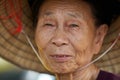 Old Vietnamese Woman Closeup