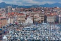 Old Vieux Port Marseille, France Royalty Free Stock Photo