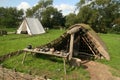 Old viking-settlement Royalty Free Stock Photo