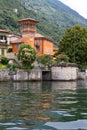 Old villa at lake Como, Italy Royalty Free Stock Photo