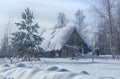 Old village abandoned house Royalty Free Stock Photo