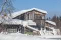 Old village abandoned house Royalty Free Stock Photo