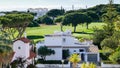 The Old Village in Algarve, Portugal is a collection of 280 properties built in 18th century Portuguese and English Royalty Free Stock Photo