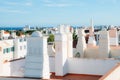 The Old Village in Algarve, Portugal is a collection of 280 properties built in 18th century Portuguese and English Royalty Free Stock Photo