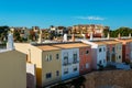 The Old Village in Algarve, Portugal is a collection of 280 properties built in 18th century Portuguese and English Royalty Free Stock Photo