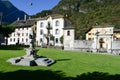 The old village of Cevio on Maggia valley Royalty Free Stock Photo