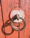 Old village door knock