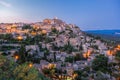 Old village Gordes in the evening, Provence, France Royalty Free Stock Photo