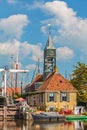The old village of Hindeloopen, The Netherlands Royalty Free Stock Photo