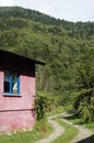 an old village house in the black sea Royalty Free Stock Photo