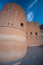 Old village for in interiors of Oman Royalty Free Stock Photo