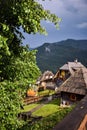 an old village in the mountains Royalty Free Stock Photo