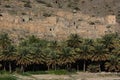 Old village near Al-Hamra and Jebel Shams, Oman Royalty Free Stock Photo