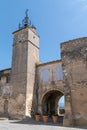 Old village of the Provence Town hall MÃÂ©nerbes on a hill department Vaucluse in Luberon mountains Provence Royalty Free Stock Photo