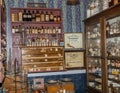 Old village store with medicines