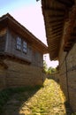 Old village street,Zheravna Bulgaria Royalty Free Stock Photo