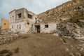 Cappadocia abandoned Medieval Greek with home Royalty Free Stock Photo
