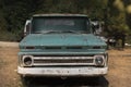 Old vintage abandoned ford truck Royalty Free Stock Photo