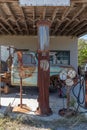 old vintage abandoned patrol station in the small village of Sisterdale in Texas, USA