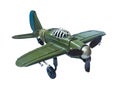 Old vintage airplane toy Royalty Free Stock Photo