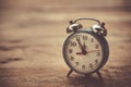 Old vintage alarm clock Royalty Free Stock Photo