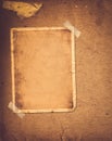 Old vintage album with paper frames Royalty Free Stock Photo