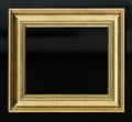 Old, vintage, antique frame isolated on black background Royalty Free Stock Photo