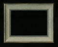 Old, vintage, antique frame isolated on black background Royalty Free Stock Photo