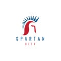 Old Vintage Antiques Spartan warrior and beer bottles vector