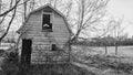 Old vintage barn in countryside Royalty Free Stock Photo