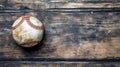 Old Vintage Baseball Background. Generative Ai Royalty Free Stock Photo