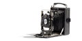 Old vintage bellows camera Royalty Free Stock Photo