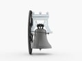 Old vintage big church bell isolated Royalty Free Stock Photo