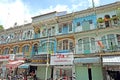 Old vintage block house in China town, Sai Gon