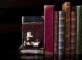 Old vintage books Royalty Free Stock Photo