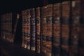 Old vintage books Royalty Free Stock Photo