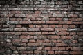 Old vintage brick wall background, abstract texture for urban rustic design Royalty Free Stock Photo