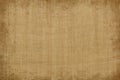 Old vintage brown linen texture or hemp cloth background