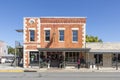 old vintage buildings in western style and decoration in Boerne, Texas, USA