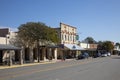 old vintage buildings in western style and decoration in Boerne, Texas, USA