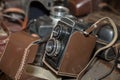 Old Vintage Camera for Lomography image Style Royalty Free Stock Photo