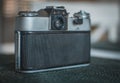 old vintage camera with viewfinder Royalty Free Stock Photo